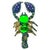 Bochic "Orient" Green Diopside, Sapphire & Peridot Ring Set 18K Gold&Silver For Sale - Image 17 of 18
