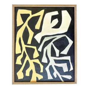2024 " Le Altezza" Contemporary Organic Modern Painting on Canvas by r.k. Red