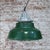 Vintage Industrial British Pendant Lamp in Enamel, Cast Iron, and Glass from Maxlume For Sale - Image 6 of 8