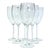Vintage Crystal Goblets- Set of Six For Sale