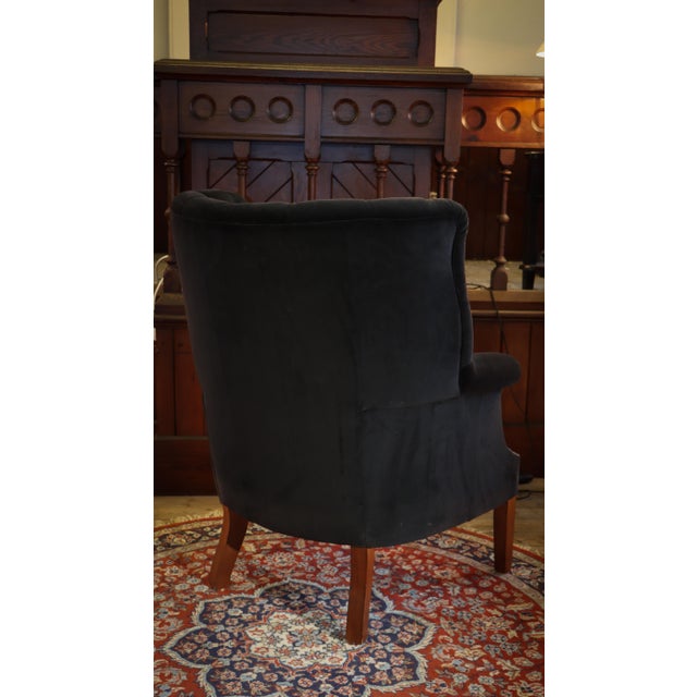Wingback Club Chair in Leather from Tetrad Mackenzie, 2010s For Sale - Image 9 of 18
