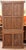 Vintage Pair of Elmwood Bookcases / Cabinets With Adjustable Shelves , Uk Import c.1950 For Sale In San Francisco - Image 6 of 11