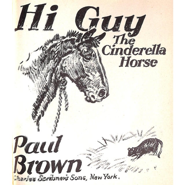 1940s Original 1944 Pencil Drawing From Hi, Guy! The Cinderella Horse by Paul Brown 44 For Sale - Image 5 of 5