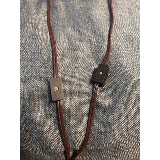 1970s Vintage Rattan Table Lamps (2) For Sale - Image 5 of 7