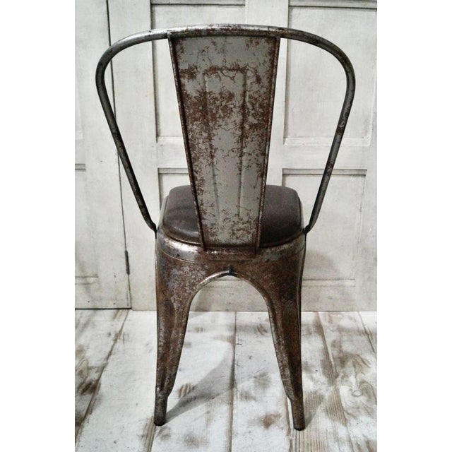 Vintage Tolix Style Bistro Chairs, 1960s, Set of 4 For Sale - Image 6 of 14