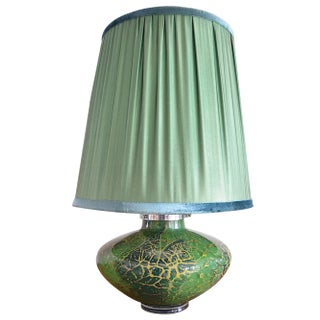 Ikora Glass Table Lamp by Karl Wiedmann for WMF, 1930s For Sale