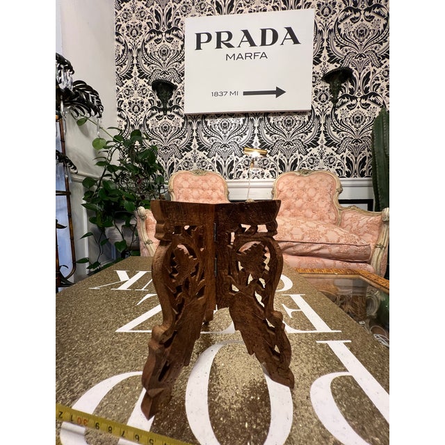 Up for consideration is a beautiful vintage hand carved detailed wooden centerpiece decor. This would look lovely on your...
