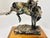 Metal Vintage Wally Shoop American Western Cowboy & Bucking Bronco Horse Bronze Sculpture For Sale - Image 7 of 10