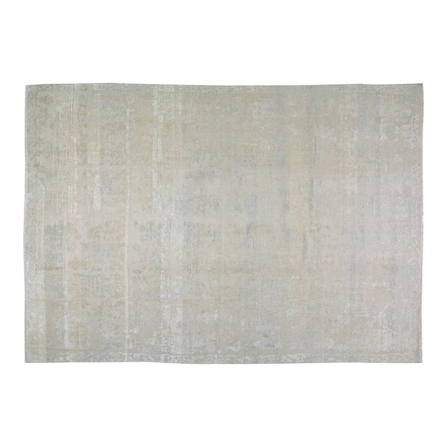 New Moroccan Modern Hand Knotted Rug, 10x14'5 For Sale