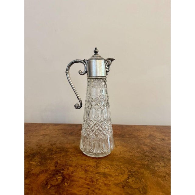 Antique Edwardian Claret Jug, 1900s For Sale - Image 3 of 7