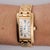 Cartier Tank Americaine 18K Yellow Gold Ladies Wrist Watch Ref. 2482 with box and papers. - Maker: Cartier - Model Type:...