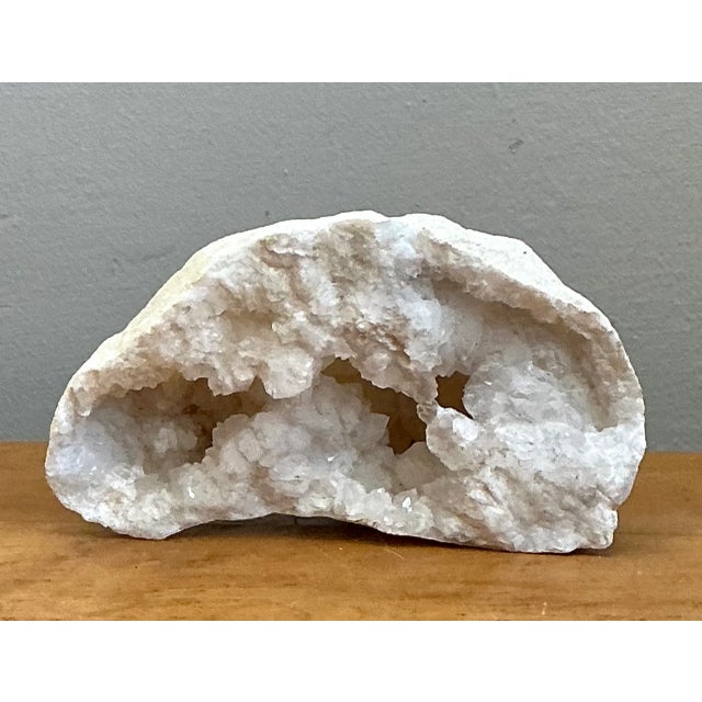 Early 20th Century Vintage White Quartz Geode For Sale - Image 5 of 12