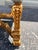 1960s Louis XV Style Gilded Bench French Rococo Upholstered Ottoman, Entryway Vanity Seating For Sale In Orlando - Image 6 of 6