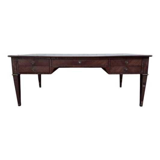 Louis XVI Style Marquetry Desk For Sale