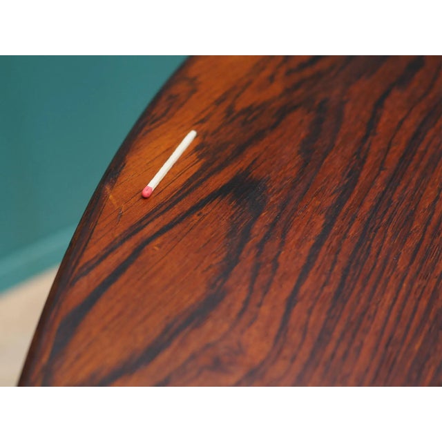 Danish Round Rosewood Table, 1960s For Sale - Image 10 of 12