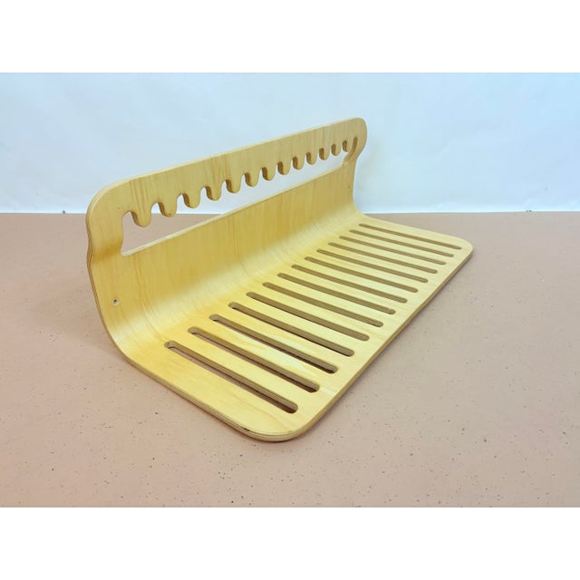 Swedish bent plywood Coat Hanger - Kantra Minimalist plywood coat hanger made by IKEA. Dimensions: d30 x h30 x w62cm....