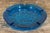 Blenko Vintage Blenko Style Mid Century Blue Art Glass Ashtray With Swirl Pattern For Sale - Image 4 of 6