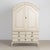 Gustavian (Swedish) Late 18th Century Swedish Gray Painted Pine Wedding Cabinet For Sale - Image 3 of 10