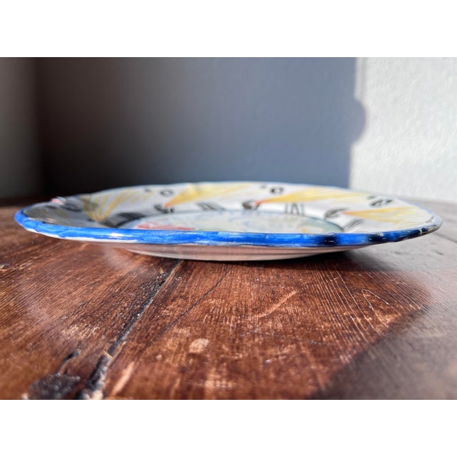 Henriot Quimper Antique 1917 Hr Quimper Assiettes Du Cercle Du Soldat/Circle of the Soldier of the 6th Arrt Faience Plates, Tenir or Hold, War Plates For Sale - Image 4 of 9