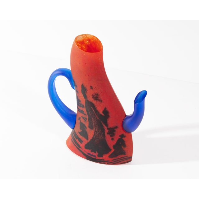 Glass Kjell Engman Kosta Boda Limited Edition Teapot Sculpture For Sale - Image 7 of 8