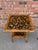 English 19th Century Decoupage Bamboo Side Table For Sale - Image 3 of 6