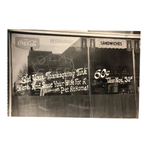 Marion Post WolcottVirginia, Thanksgiving Turkey Diner Vintage Silver Gelatin Print FSA WPA, 1940