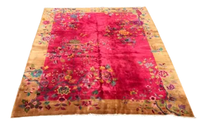 1920s Antique Design Art Deco Chinese Rug- 11’4” X 8’10”