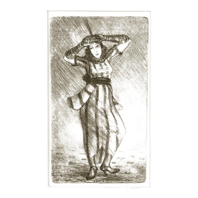 Art Deco Era Fashion Drawing -- The Flapper by Helen Farr Sloan For Sale
