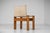 Wood Monk Chairs in Canvas by Afra and Tobia Scarpa for Molteni, Italy, 1974, Set of 6 For Sale - Image 7 of 18