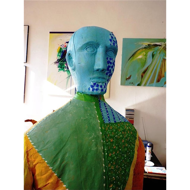 Gianni Celati, Modified Artist's Mannequin, 2008, Acrylic on Fabric and Wood For Sale - Image 6 of 8