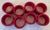 Vintage Red Wooden Napkin Rings - Set of 8 For Sale - Image 4 of 6