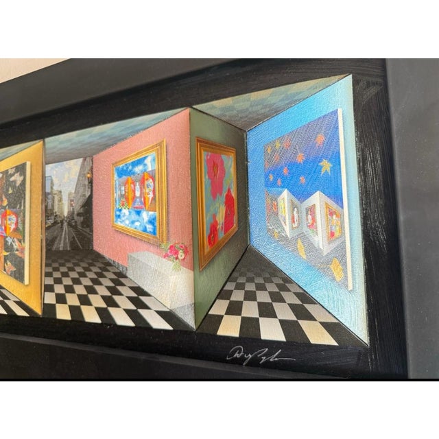 Black New Dimension- Art in Motion Seriese by Dominic Pangborn, For Sale - Image 8 of 14