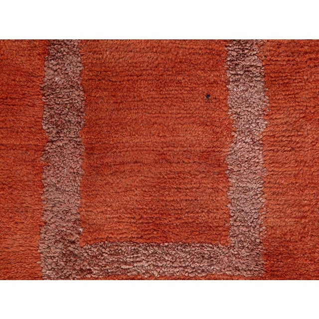 Modern Deco-Inspired Tibetan Rug with Greek Key Motif by Doris Leslie Blau For Sale In New York - Image 6 of 8