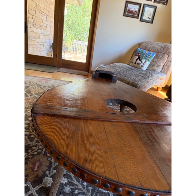 Custom Antique Bellow Coffee Table For Sale In Denver - Image 6 of 13