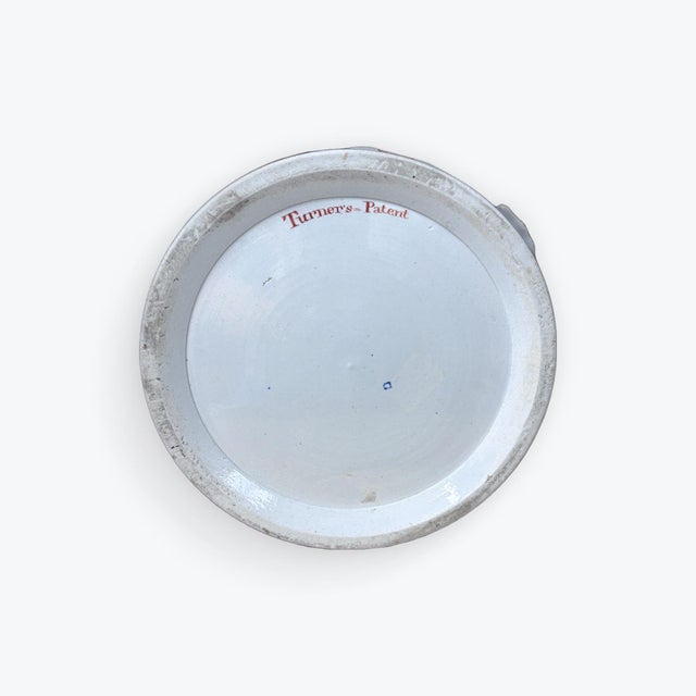 Turner Late 19th Century Turner’s Patent Water Lily and Willow Pattern Ice Bucket For Sale - Image 4 of 12