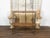 Mid 20th Century American Midcentury Metal and Wood Two-Tiered Shelving Unit with Twisted Motifs For Sale - Image 5 of 12