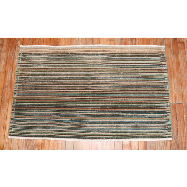 Zabihi Collection Mid 20th CenturyTurkish Deco Rug - 2'5" x 3'11" For Sale - Image 4 of 18