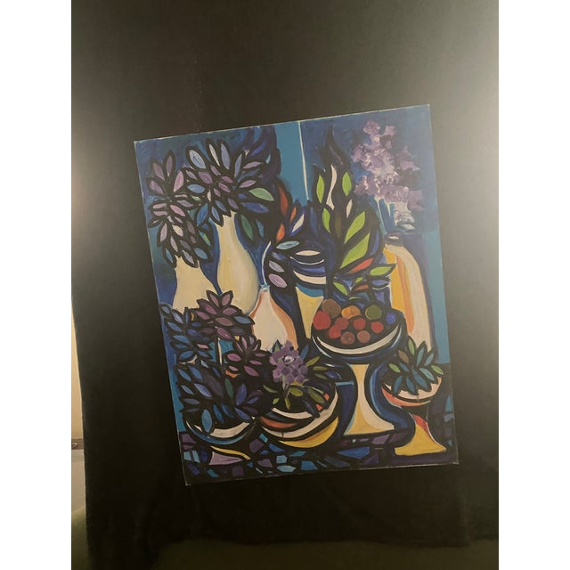Original Abstract Still Life Oil Painting by Walter Taft Bradshaw For Sale In Miami - Image 6 of 12