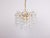 Large Palma Chandelier in Gilt Brass and Crystal Glass from Kalmar, Austria, 1970s For Sale - Image 3 of 18
