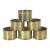 Vintage Hammered Brass Napkin Rings - Set of 6 For Sale