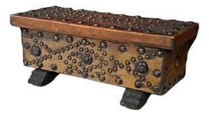 Antique Handcrafted Jewelry Box, 1940s