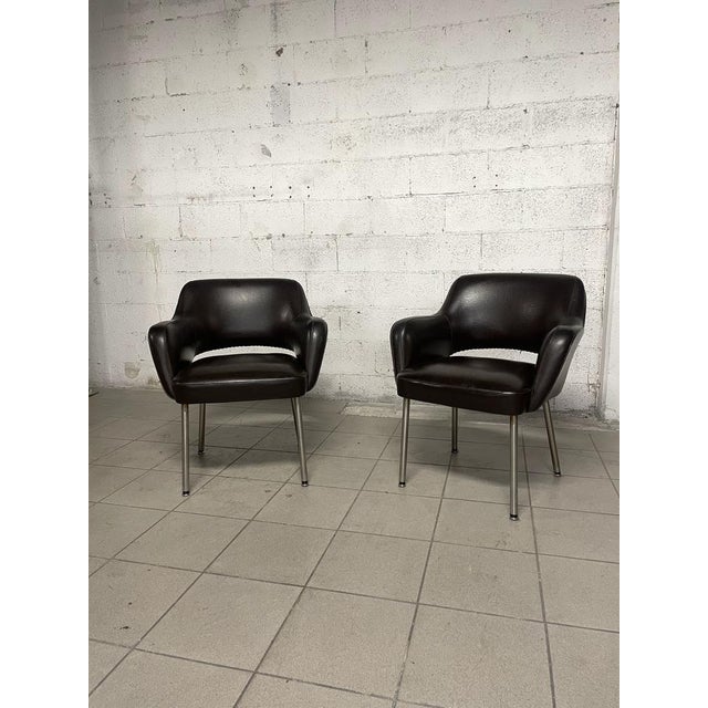 Set of Leatherette Lounge Chairs from Mobiltecnica Torino, 1970s For Sale - Image 18 of 18