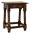 19th Century English Oak Joint Stool For Sale