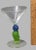 Vintage Richard Jolley Figural Bombay Sapphire Gin Martini Glass For Sale - Image 4 of 6