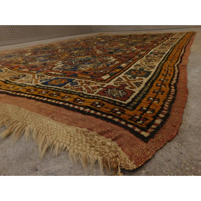 Tribal Antique Persian Tribal Rug For Sale - Image 3 of 13