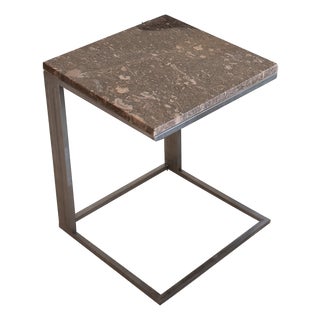 Marble Top Side Table from Forzini For Sale