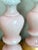Wood Vintage Pink Murano Blown Glass Table Lamps - Pair For Sale - Image 7 of 12