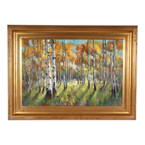 Impressionist Landscape Painting by Ebrahim Amin (Born 1950)