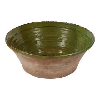 A Provencal Glazed Terracotta Bowl For Sale