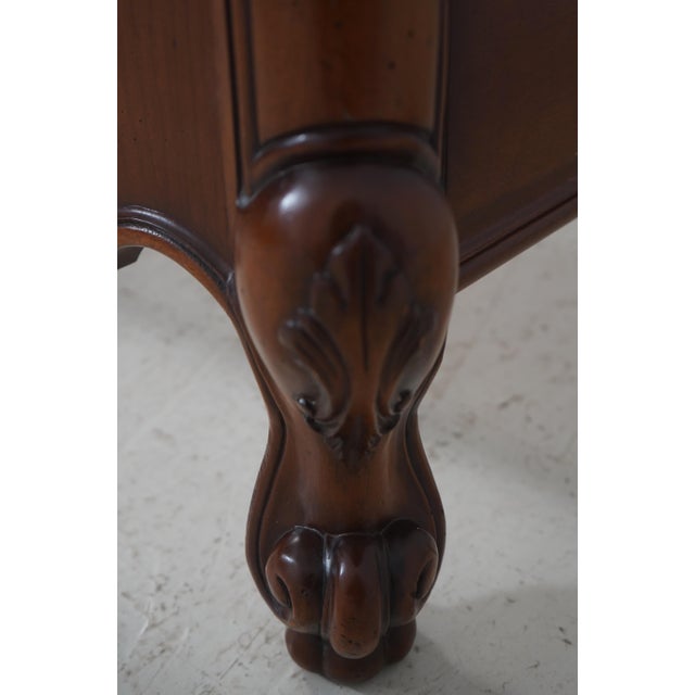 Century King Size French Style Cherry Bed For Sale - Image 9 of 18